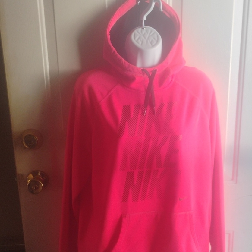 Nike Vibrant Pink Pullover Hoodie